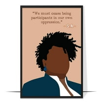 LOLUIS Inspirational Quotes Wall Art, Empowered Women Art Print Decor Gifts for Home Office Classroom, Feminist Poster (DES 1, Unframed 11"x17")