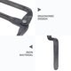 thumbnail image 3 of KALLORY Tenazas Negras Para Levantar Y Transportar Con Y Durabilidad, 3 of 8