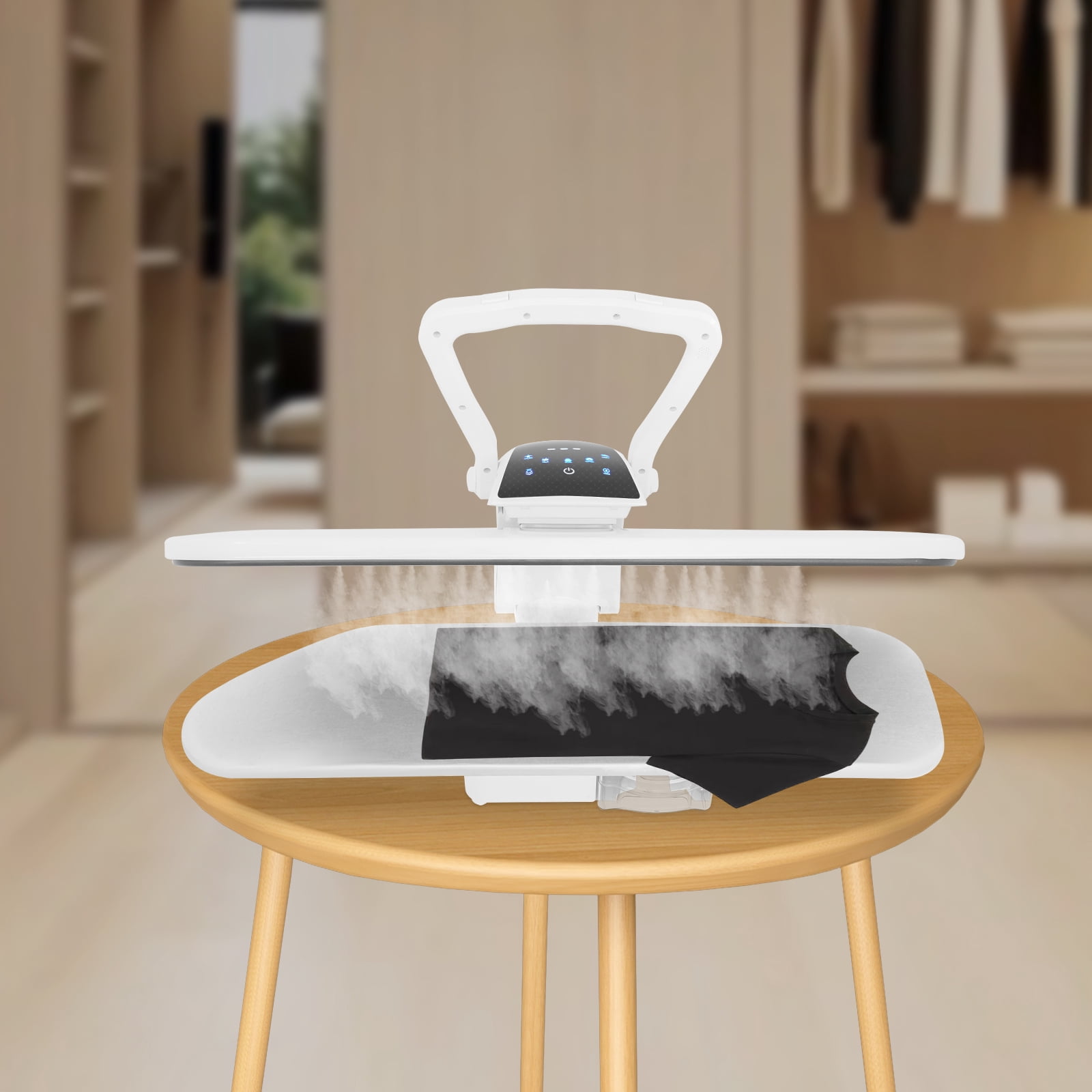 1600W 36*20.8*10.2in Professional Steam Iron Press Manual Intelligent Steam Press for Homes Bedrooms Clothing Stores