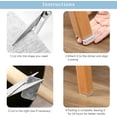 thumbnail image 4 of Almohadilla de fieltro autoadhesiva para muebles, 3 almohadillas de fieltro autoadhesivas para muebles, almohadilla antideslizante de fieltro autoadhesiva para muebles, para protección de patas de, 4 of 5