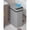 Grey, variant on PETGLE 2.5 Gallon Motion Sensor Trash Can - Automatic Trash Can Touchless | Smart Trash Bin with Lid - Electric, Narrow, Plastic, Auto Open, Kitchen, Bedroom, Bathroom - Small Garbage Can ( Grey )