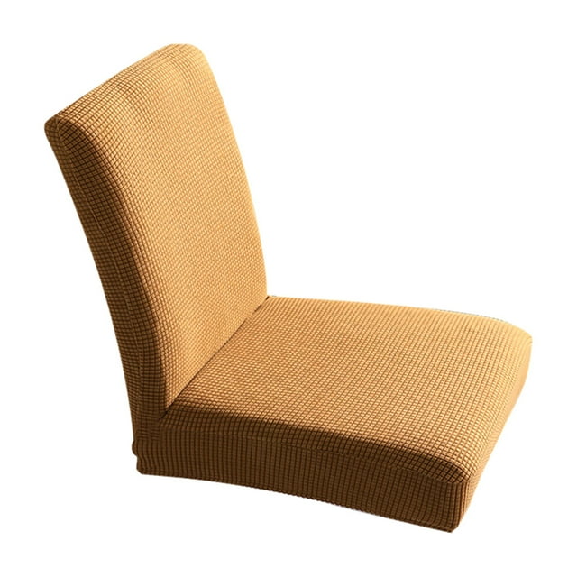 para sillas, elásticas para sillas sin brazos para el cojín del asiento del comedor, funda protectora de spandex para marrón