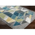 thumbnail image 2 of BoutiqueRugs Hessel Contemporary Area Rug - Teal, Light Green, Yellow - 5'3" x 7'7", 2 of 8