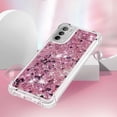 thumbnail image 4 of Slim Fit Phone Case for Motorola Moto G 5G 2022,Glitter Liquid Quicksand Effect Silicone Soft TPU Case with Camera Lens and Screen Protection for Moto G 5G 2022,LSWT Diamond Rose, 4 of 6