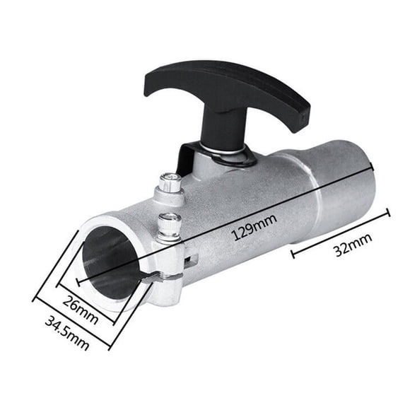 Mosiee 1Pcs 26/28Mm 9T Shaft Connector Joining Clamp For Brush Cutter Trimmer Lawn Mower Brush Hedge Trimmer Tools Accessories