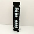 thumbnail image 2 of 8-Port Blank Patch Panel Rack for LC Optical Fiber Wall Mount Ethernet Cable Bar Keystone RJ45 Coupler Module, 2 of 7