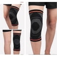 thumbnail image 3 of 2-Piece Knee Compression Sleeve: Shock Doctor's Knee Support Sleeve - Relieves Arthritis Pain, Tendonitis and Patellar Alignment Injuries in Men and W, 3 of 4