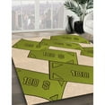thumbnail image 3 of Ahgly Company Machine Washable Indoor Rectangle Transitional Olive Green Area Rugs, 7' x 9', 3 of 7