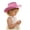 Pink, variant on Kids Fashion Cowboy Hats Western Stitching Lightweight Faux Suede Vintage Party Costume Hat for Boys Girls Pink