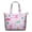 Pink Cartoon Dinosaurs-3, variant on Pink Cartoon Dinosaurs Eggs Pattern Travel Tote Bags for Women Carry On,Large Weekender Bags for Women Travel,Multi Functional Duffle Bag for Work,Shopping,Sports