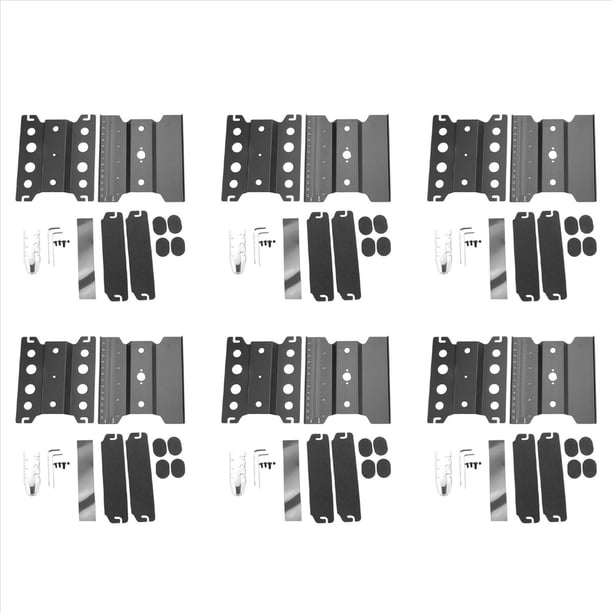 6X ReparacióN de Soporte de Trabajo de EstacióN de Trabajo de Metal RC para AutomóViles RotacióN de 360 Grados para Modelos A Escala 1/8 1/10 1/12 1/16, Negro