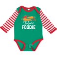thumbnail image 3 of Inktastic Future Foodie Childs Veggies Food Boys or Girls Long Sleeve Baby Bodysuit, 3 of 5