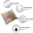 thumbnail image 6 of nygtbtfer Spring Decorations Pink Tulip Spring Pillow Set of 2 Throw Pillow Case Market Farmhouse Cushion Cover for Home Sofa Couch White, 6 of 7