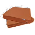 thumbnail image 2 of 2 Pack 18"x16"x4" Memory Foam Platform Water-resistant Cushions for Outdoor Patio Seats, 2 of 7