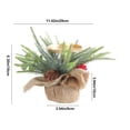 thumbnail image 3 of Adornos navideños, adornos navideños, candelabros navideños, candelabros de frutos rojos, adornos de piñas, ambientes para árboles de Navidad, accesorios para velas, candelabros navideños, 3 of 6
