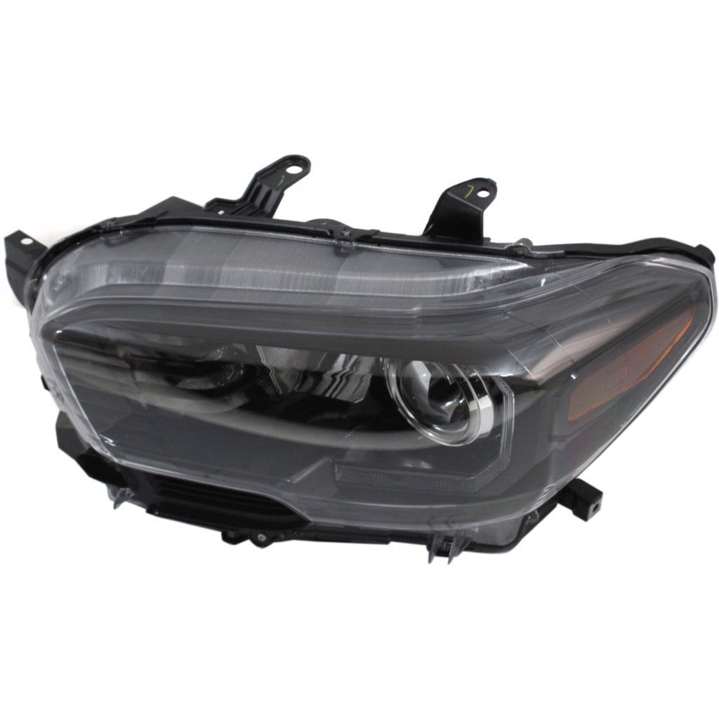 For Toyota Tacoma Headlight Assembly 2017 2018 2019 Driver Side LED w/ LED Fog Light Black Bezel For TO2502254 | 81150-04280