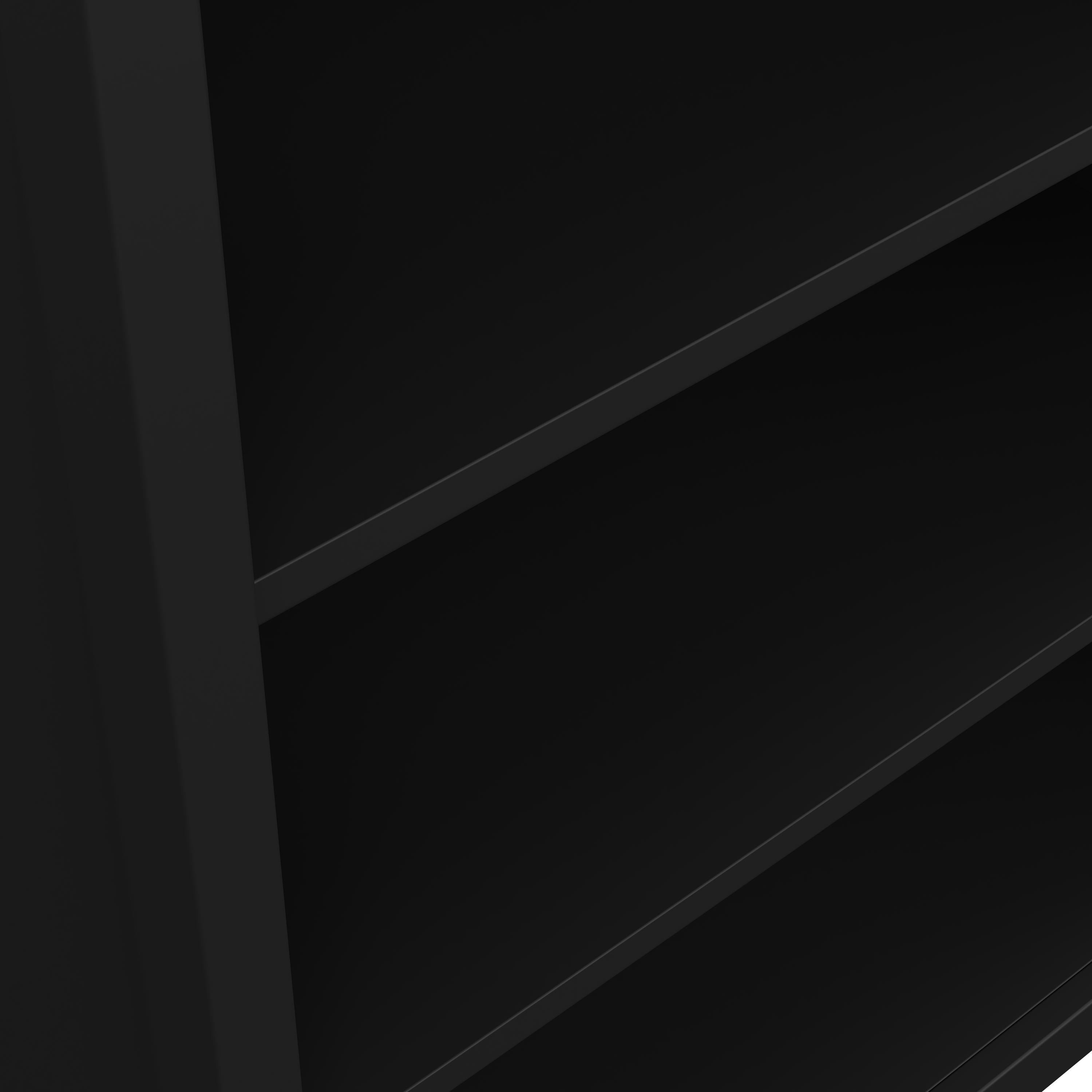 Tvilum Madrid 2-Piece Bookcase Set, Matte Black