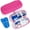 C_Red, variant on SUNMON Insulin Cooler Travel Case - TSA Approved Diabetic Case, Portable Medical Bags, Peptide Cold Travel Case, Medication Cooler with 2 Ice packs(Blue)