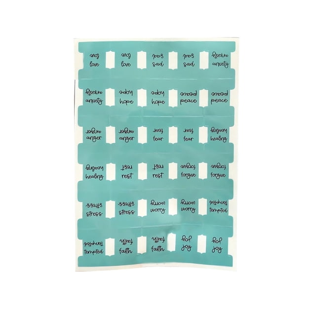 Bible Tabs for Women and Men – 1 Sheet Multicolor Laminated Scripture Reference Labels for Easy Navigation and Bible Study