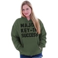 thumbnail image 4 of Major Key Success Motivational Hoodie Sweatshirt Women Men Brisco Brands X, 4 of 6