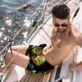 thumbnail image 2 of luoweisi Men's Beach Shorts Quick Dry Swim Trunks with Mesh Lining Easter Rabbit L, 2 of 5