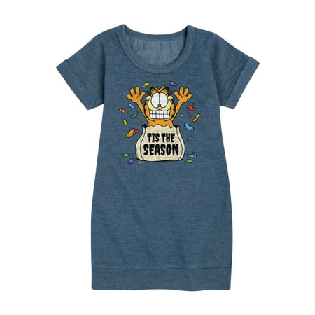 

Garfield - Tis The Season - Toddler And Youth Girls Fleece Dress
