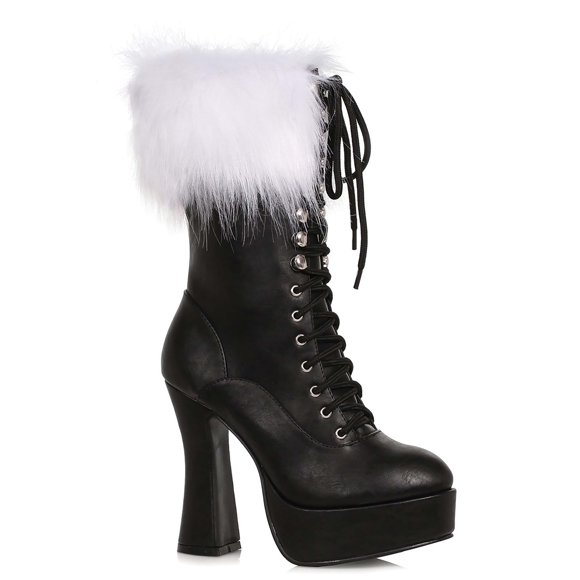Bottes de Noël à Lacets pour Femmes