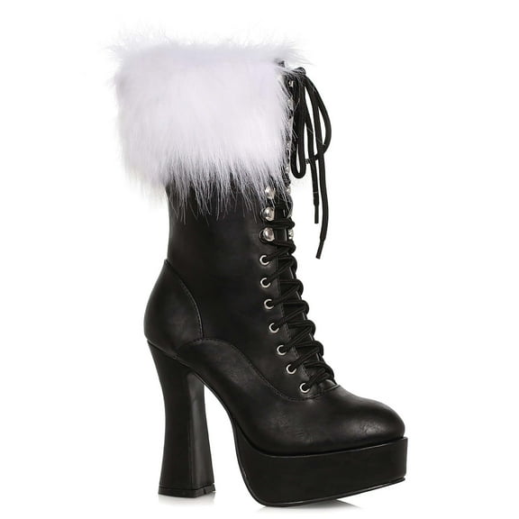 Women's Platform Lace Up Santa Boots
