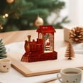 thumbnail image 4 of Christmas Water-Filled Train Ornament - LED Lighted, 3 AG13 Included, 4 of 8
