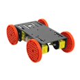 thumbnail image 3 of Módulo de Chasis de Negro con Cadena de Oruga con Ruedas Rojas,Choque Absorbido para Juguete Educativo de Ciencia para Baoblaze Chasis de carro tanque inteligente, 3 of 5