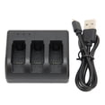 thumbnail image 2 of Camera Battery , Triple Slot Battery  For Camera, Portable Camera Battery ,  USB Interface, Suitable For Travel, Outdoor, Photography And Photography., 2 of 8