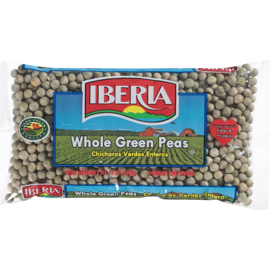 Iberia Whole Green Peas 12 oz