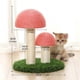 thumbnail image 4 of Rascador para gatos ZHAOCHENG sisal natural forma de hongo rosa, 4 of 5