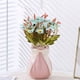 thumbnail image 5 of Ramo de flores artificiales para bodas, decoración de hogar y hotel, color azul claro, 5 of 6