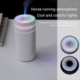 thumbnail image 4 of Cool Mist Humidifier for Babies, Quiet Small Humidifier, Bedroom Nightstand Space Saving, with LED Night Light, USB Powered, Adjustable Spray Modes, 320ml Water Tank, for Home Office, 4 of 6