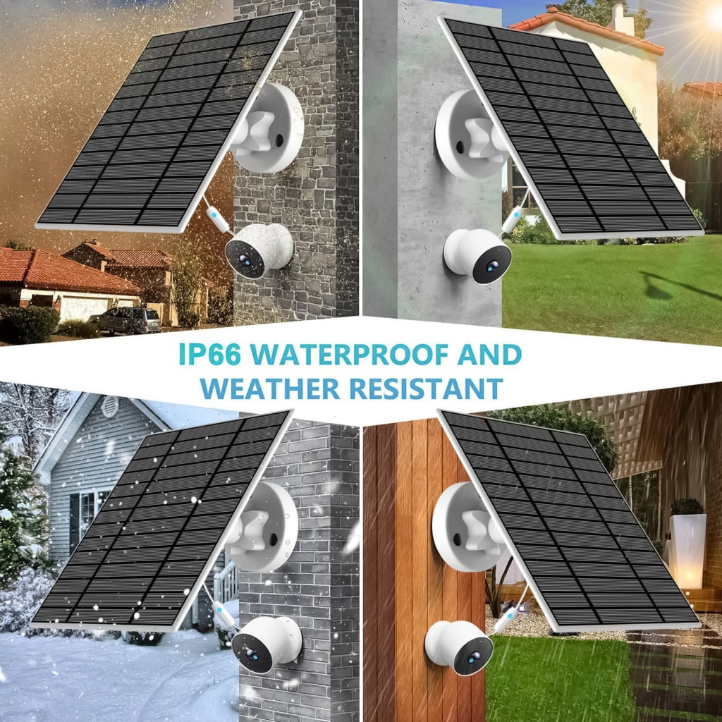 5W Solars Power Panel for Surveillances Cameras IP66 Waterproof