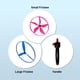 thumbnail image 5 of 4 pcs flying saucer eco-friendly game tug of war outdoor toy, 5 of 5
