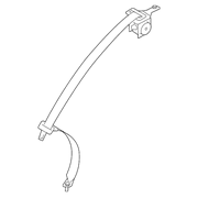 Genuine OE Kia Center Belt Assembly - 89810-1G571RU