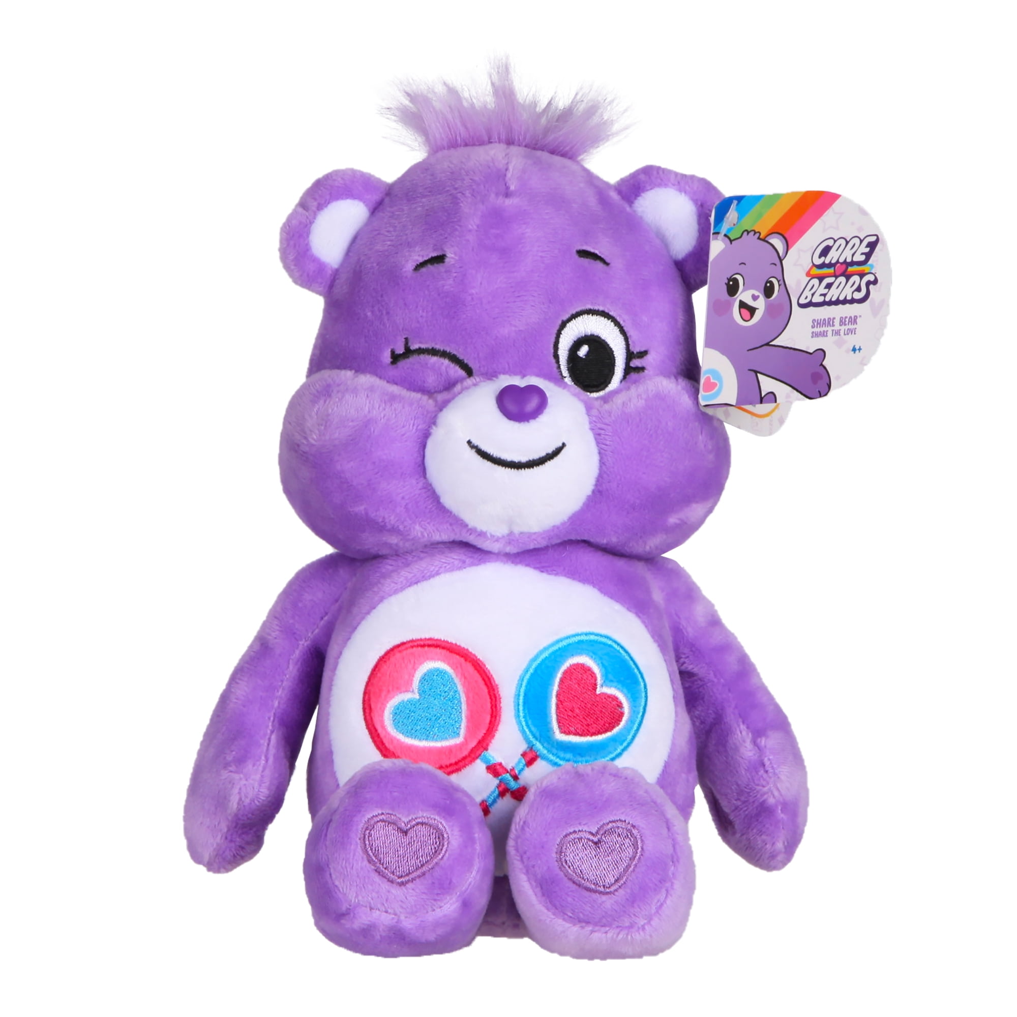 NEW Care Bears | 9" Bean Plush | Soft Huggable Material | Single Bear | Styles May Vary