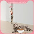 thumbnail image 2 of 3 Pcs Cat Door Holder Latch, Flex Latch Cat Door Stopper with Adjustable Strap 2.5-6" Wide, Alternative Fast Latch Strap Let Cats in and Keeps Dogs Out of Litter & Food and Safe Baby Proof (Pink), 2 of 7