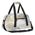 thumbnail image 2 of Herdesigns Grey White Gold Marble Sports Duffle Bag for Women & Men, Modern Abstract Gym Bag Dance Bag Overnight Bag Carry On Weekender Travel Bag, 2 of 7