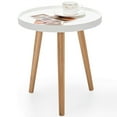 thumbnail image 1 of Gymax Round Side Table Sofa Coffee End Accent Table Nightstand Home Furniture, 1 of 10