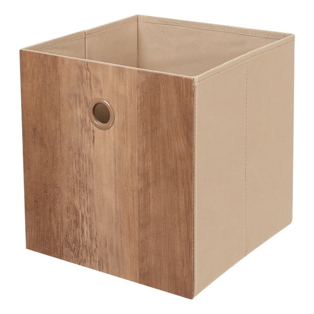 Mainstays Collapsible Fabric Cube Storage Bin (10.5" x 10