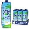 Vita Coco Coconut Water, Pure, 33.8 fl oz Tetra (Pack of 6)
