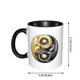 thumbnail image 4 of Dungeons Dragons Yin Yang Ceramic Coffee Mug 11 oz Classic Drinking Cups with Handle for Office Home, 4 of 5