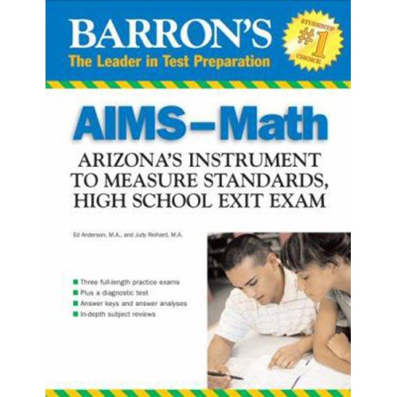 Pre-Owned AIMS-Math: Arizona's Instrument to Measure Standards, High School Exit Exam (Paperback) 0764135686 9780764135682