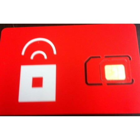 Red Pocket Mobile Dual Cut SIM Card