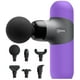 thumbnail image 1 of Pistola de Masaje Mini Percussion Purple de Silicona con 6 Cabezas y 4 Velocidades, Ideal para Perso, 1 of 7