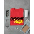 thumbnail image 3 of Awesome People Are Born In June Men Red T-Shirt, Male x-Large, 3 of 4