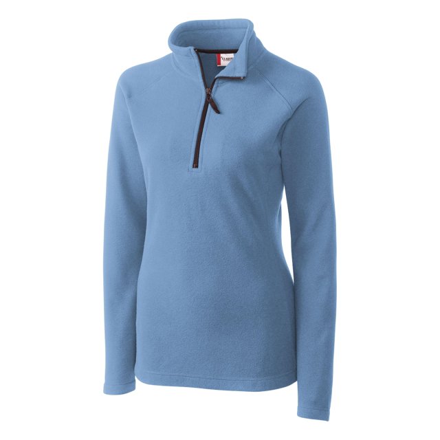 Clique Summit Veste en Micro-Polaire Demi-Zip pour Femme